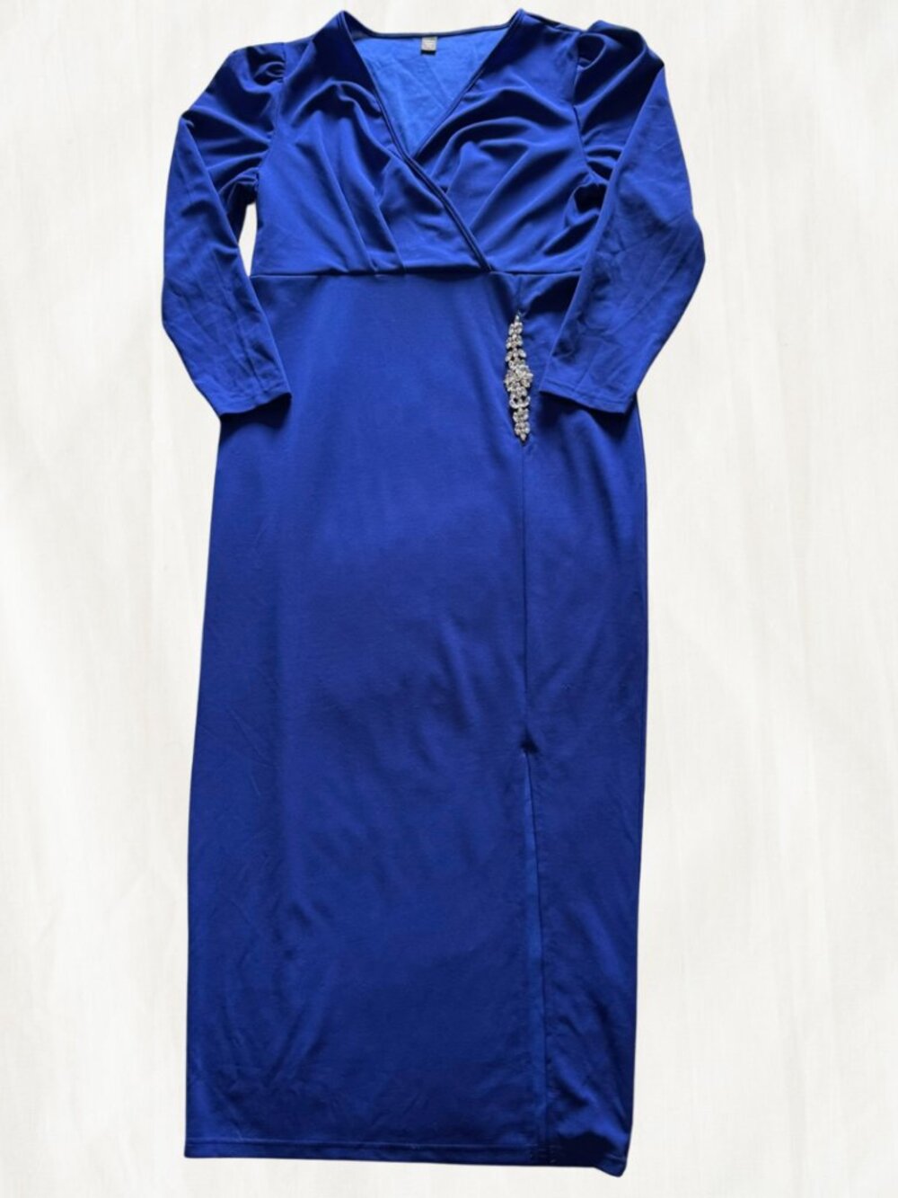 SHEIN Curve Formal Dress with Jewel Embellishment